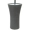 Toilet Brush Holder, Free Standing, Black, Made From Stone